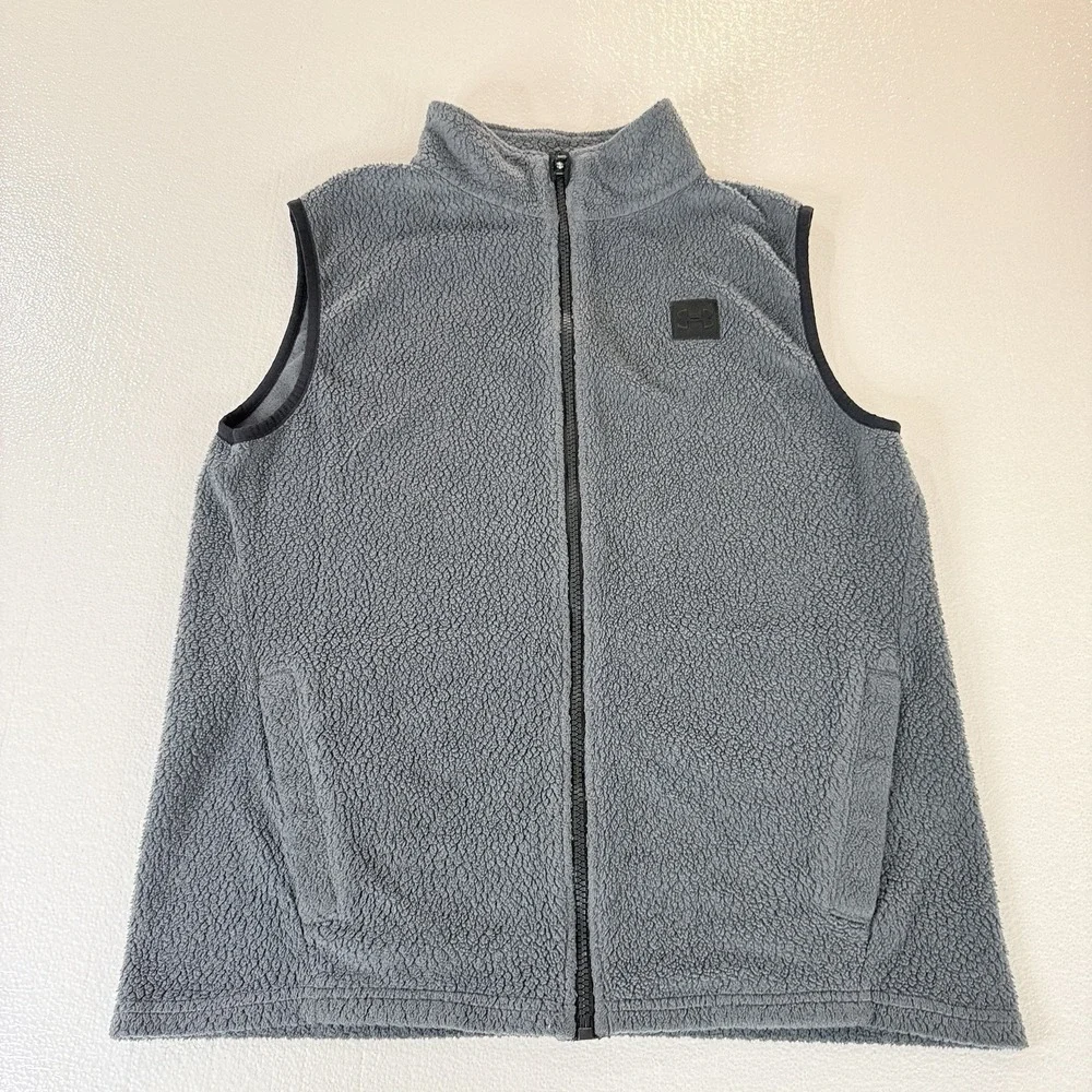 Under‎ Armour Youth Large Gray Sherpa Vest